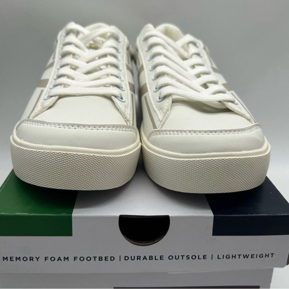 Tretorn Serve White & Grey Women’s Vegan Sneakers Size 6.5  Lightweight Comfort - Picture 8 of 8